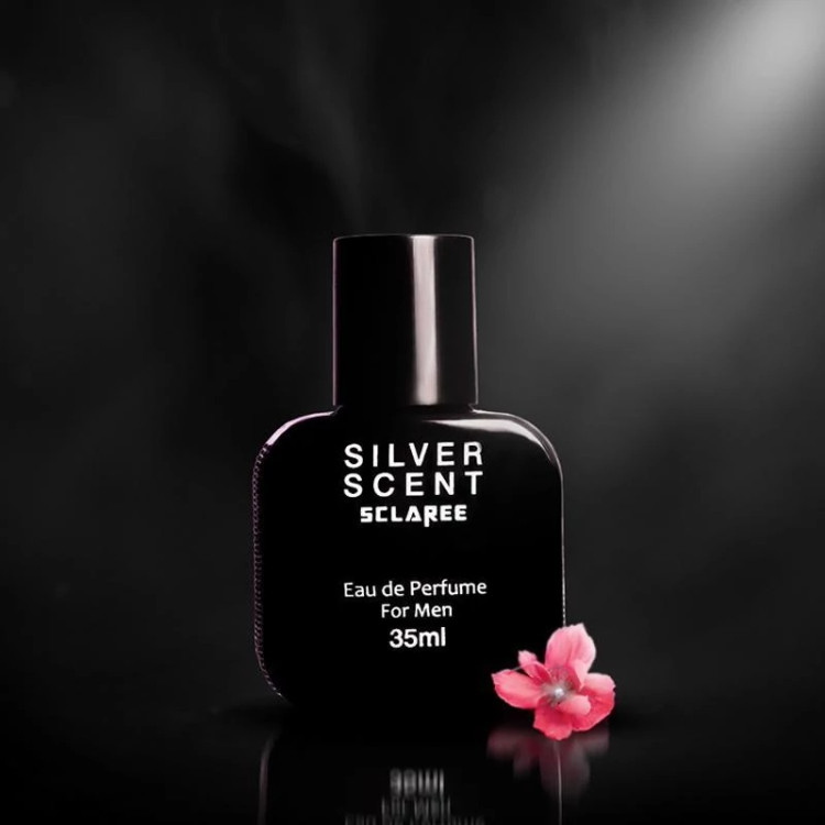 عطر جیبی مردانه اسکلاره مدل Silver scent حجم 35 میلی لیتر مجموعه دو عددی