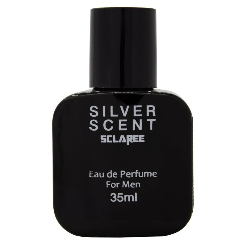 عطر جیبی مردانه اسکلاره مدل Silver scent حجم 35 میلی لیتر مجموعه دو عددی