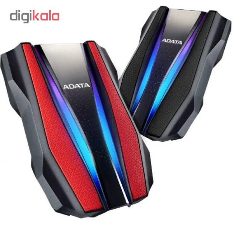 هارد اکسترنال ای دیتا مدل HD770G ظرفیت یک ترابایت دارای رابط USB Type-A 3.2
