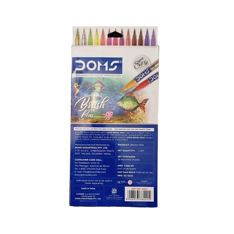 ماژیک دامس مدل BRUSH بسته 26 عددی