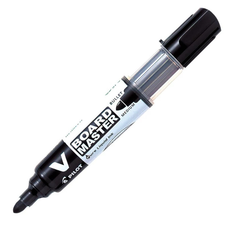 ماژیک وایت برد پایلوت مدل V Board master-C بسته دو عددی