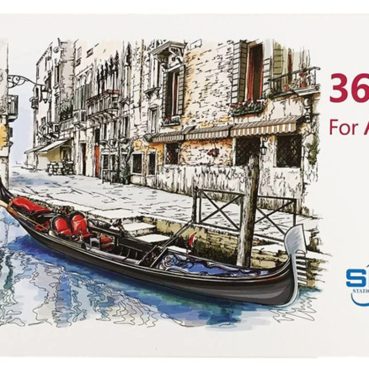 مداد رنگی 36 رنگ اسکای مدل Boat for Artists