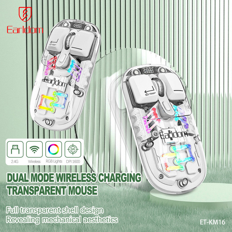 ماوس بی سیم ارلدام مدل DUAL MODE KM16