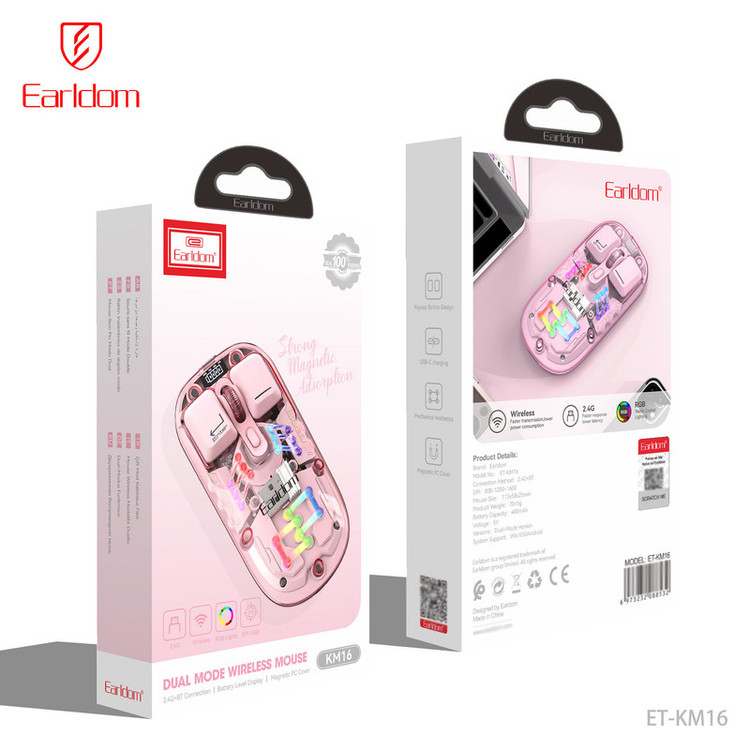 ماوس بی سیم ارلدام مدل DUAL MODE KM16