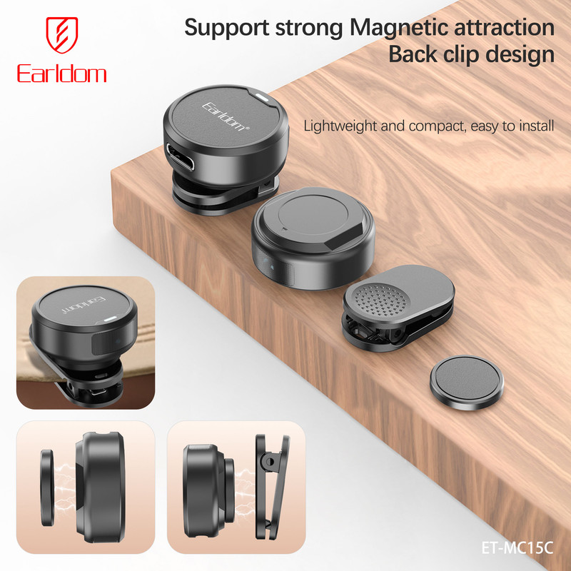ست میکروفن بی سیم ارلدام مدل MC15C با درگاه اتصال USB-C