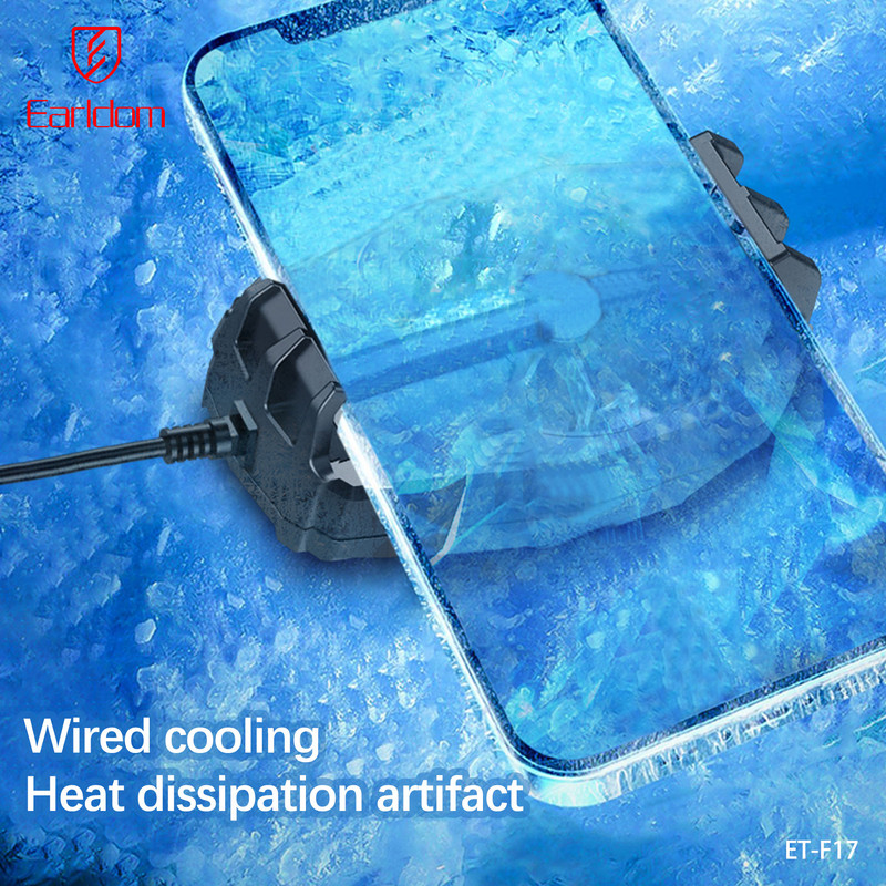 خنک کننده گوشی موبایل ارلدام مدل MINI COLING FAN F17
