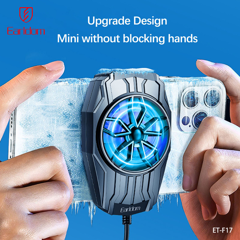 خنک کننده گوشی موبایل ارلدام مدل MINI COLING FAN F17