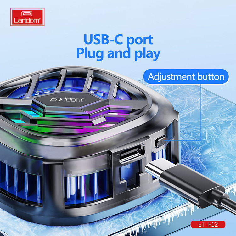 خنک کننده گوشی موبایل ارلدام مدل Magnetic Phone COOLER
