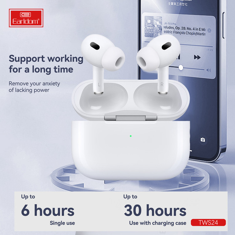 هدفون بلوتوثی ارلدام مدل AirPod Pro2 TWS24
