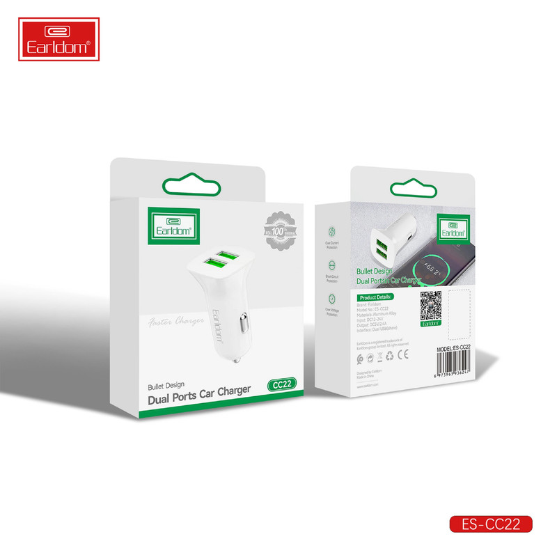 شارژر فندکی 12 وات ارلدام مدل ES-CC22