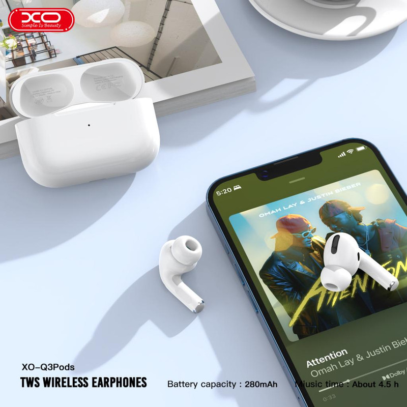هدفون بلوتوثی ایکس او مدل xo-q3 pods