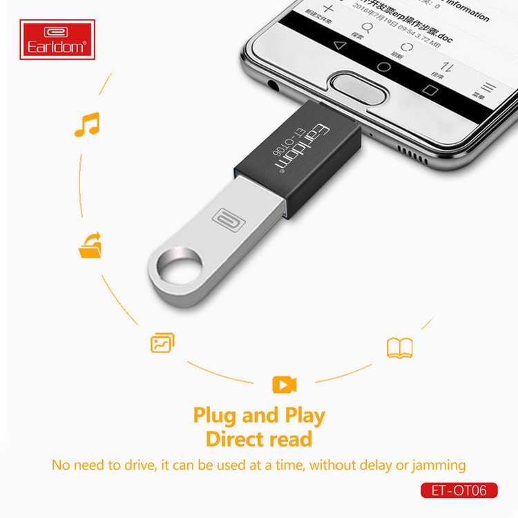 مبدل USB 3.1 به USB-C ارلدام مدل ET-OT06