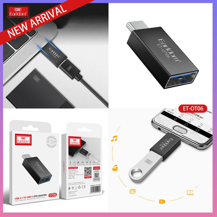 مبدل USB 3.1 به USB-C ارلدام مدل ET-OT06