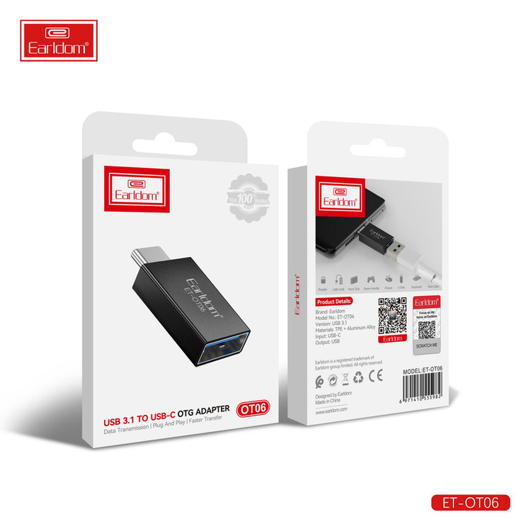 مبدل USB 3.1 به USB-C ارلدام مدل ET-OT06