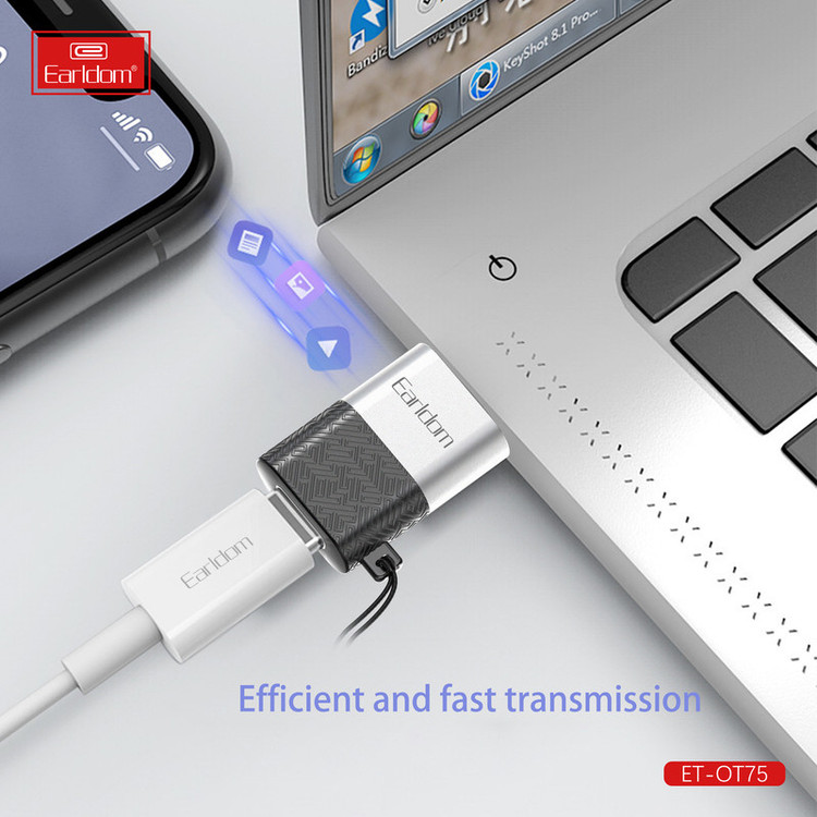 مبدل USB-C به USB3 ارلدام مدل OT75