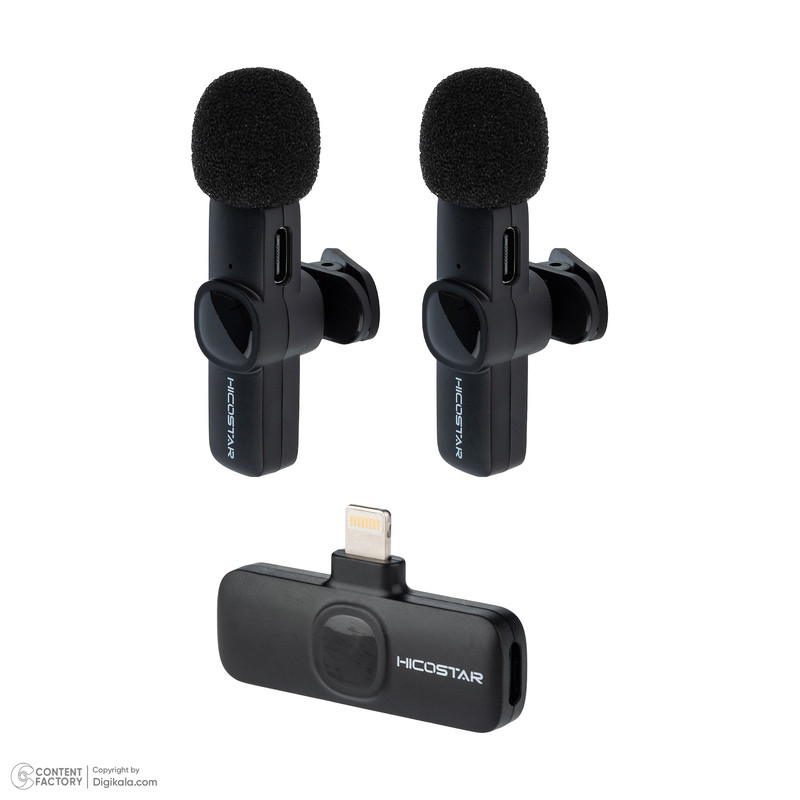میکروفن یقه ای هایکواستار مدل HS-MC522i با درگاه اتصال لایتنینگ