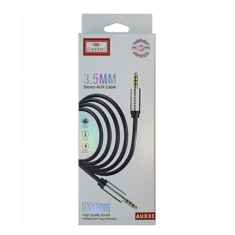 کابل AUX ارلدام مدل ET-AUX33 طول 1 متر