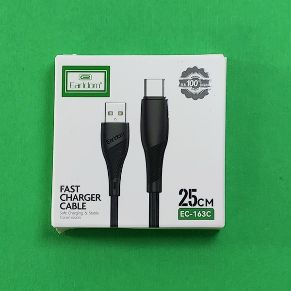 کابل تبدیل USB به USB-C مدل EC-163C طول 0.25متر