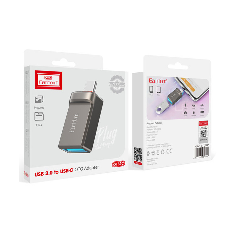 مبدل USB به USB-C ارلدام مدل OT89C