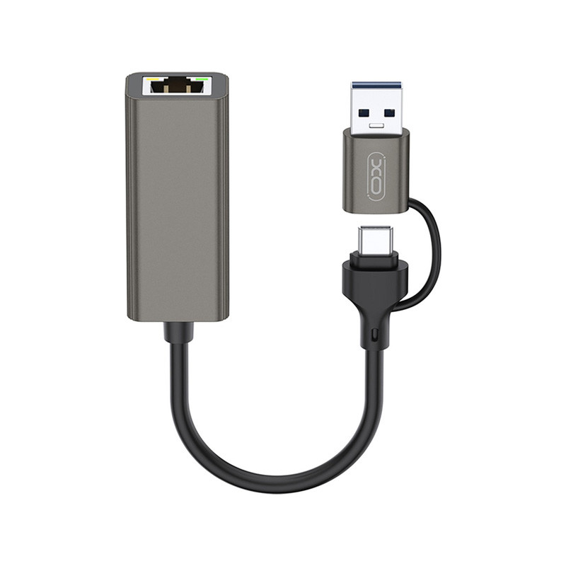 مبدل USB/USB3.0 به Ethernet ایکس او مدل HUB018