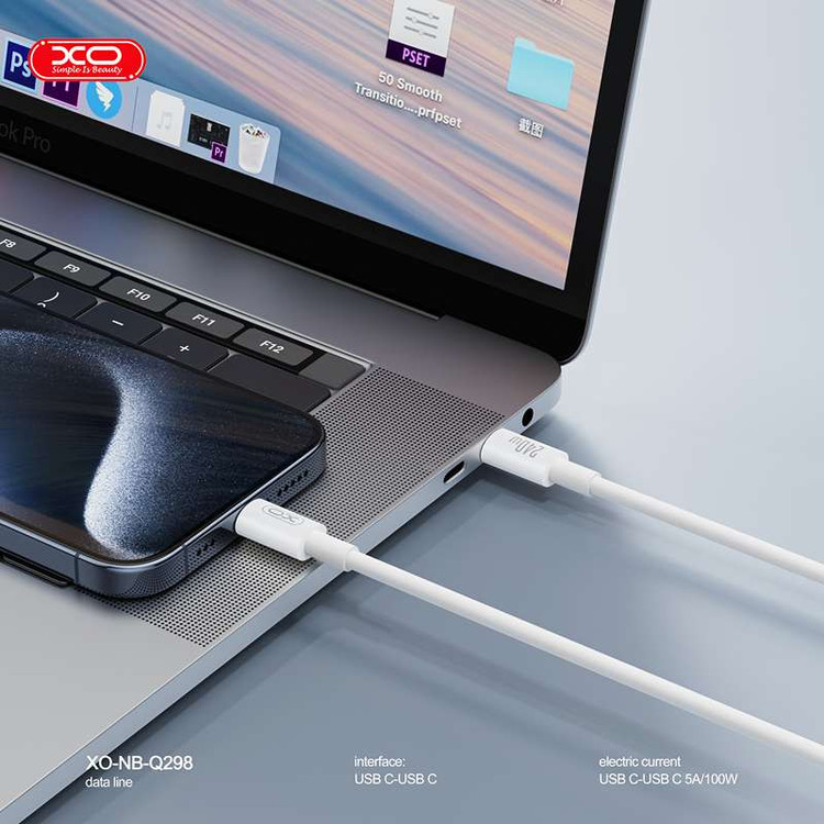 کابل تبدیل USB-C ایکس او مدل NB-Q298 طول 1 متر