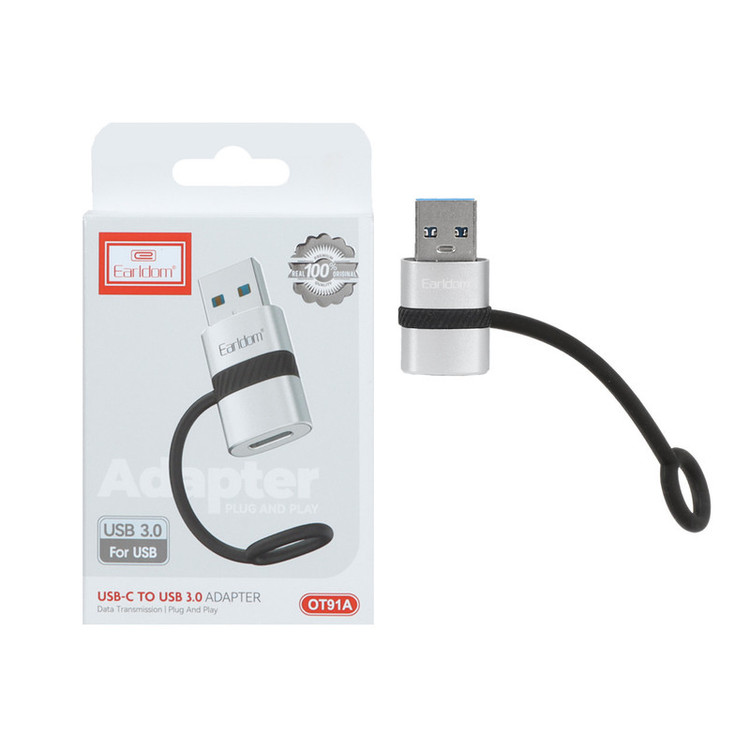 مبدل USB-C به USB-A ارلدام مدل ET-OT91A