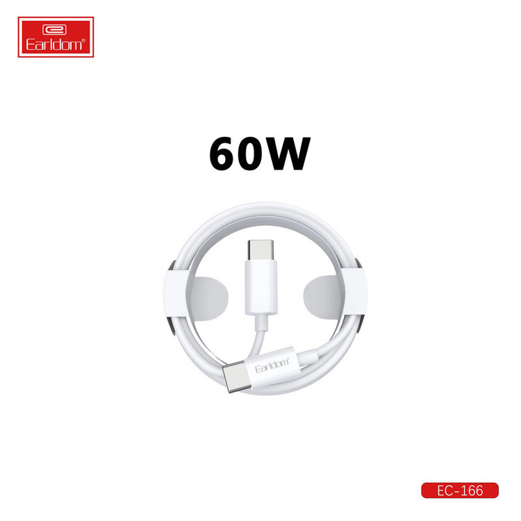 کابل USB-C ارلدام مدل EC-166c PD60W طول 1 متر