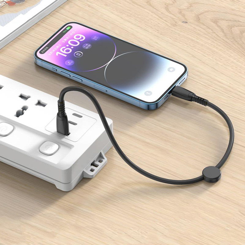 کابل تبدیل USB-C به لایتنینگ ایکس او مدل NB-Q248A 27W طول 0.25 متر