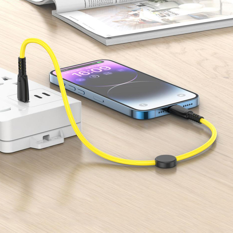 کابل تبدیل USB-C به لایتنینگ ایکس او مدل NB-Q248A 27W طول 0.25 متر