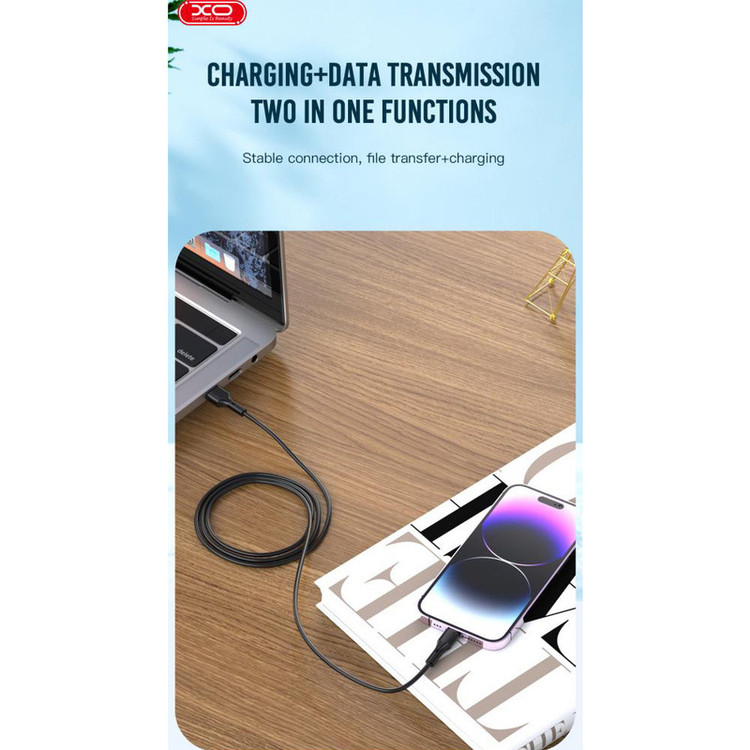 کابل تبدیل USB به MICROUSB ایکس او مدل nb230 طول 1 متر