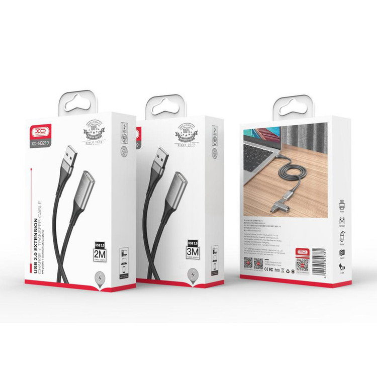 کابل تبدیل usb به usb3.0 ایکس او مدل nb220 طول 3 متر