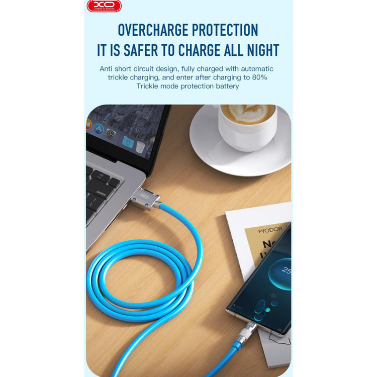 کابل usb-c ایکس او مدل nb-q228b طول 1 متر