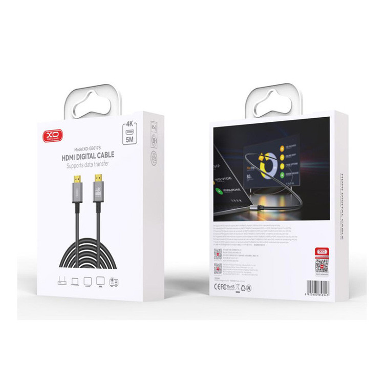 کابل HDMI ایکس او مدل GB017B طول 5 متر