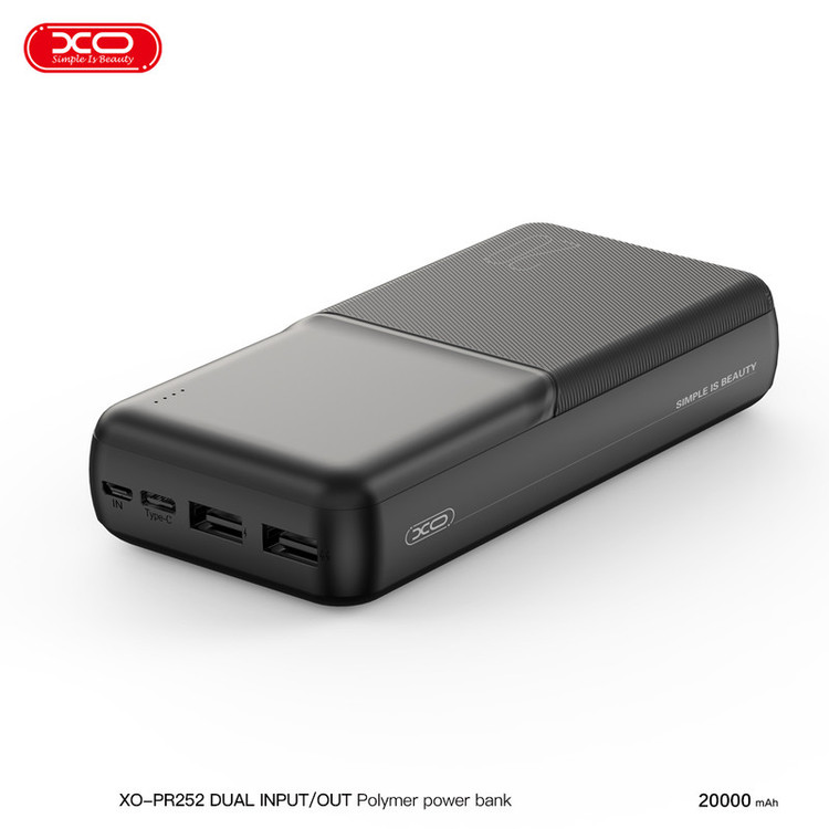پاوربانک ایکس او مدل PR252 ظرفیت 20000 میلی آمپر ساعت