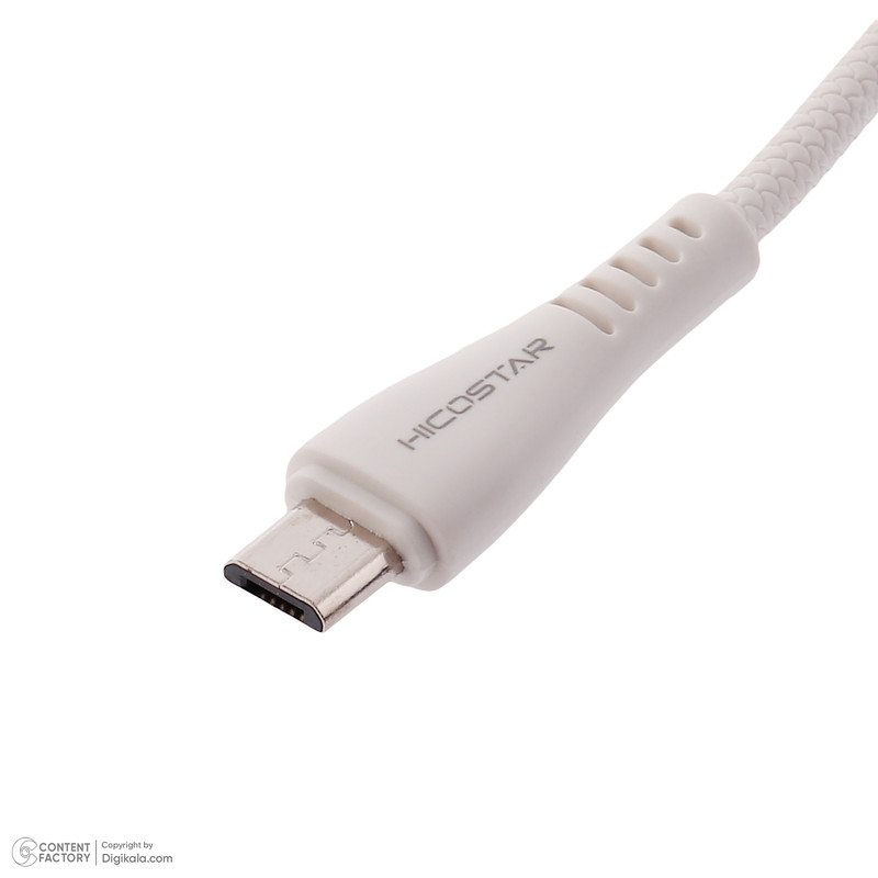 کابل تبدیل USB به microUSB هایکواستار مدل HS-101M 2.4A طول 1 متر