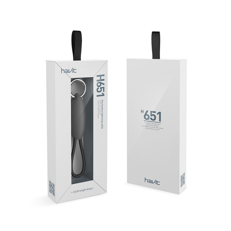 کابل تبدیل USB به لایتینینگ هویت مدل H651 طول 0.22 متر