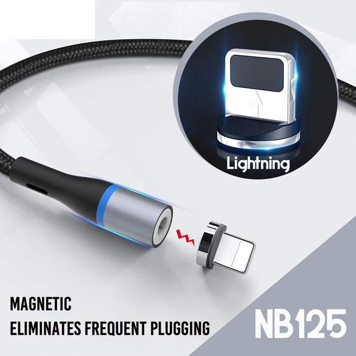 کابل تبدیل USB به لایتنینگ ایکس او مدل NB125 طول 1 متر