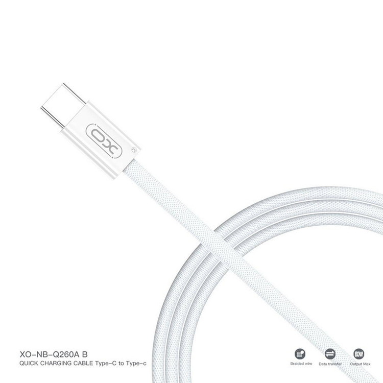 کابل تبدیل USB-C ایکس او مدل Q260A طول 1 متر