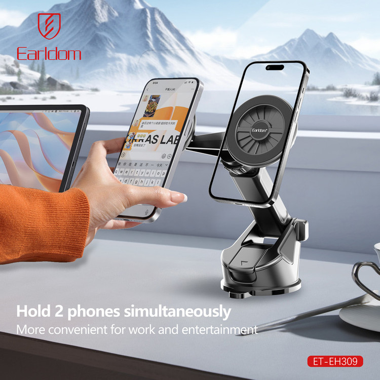 پایه نگهدارنده گوشی موبایل ارلدام مدل ONE-TO-TWO EH309