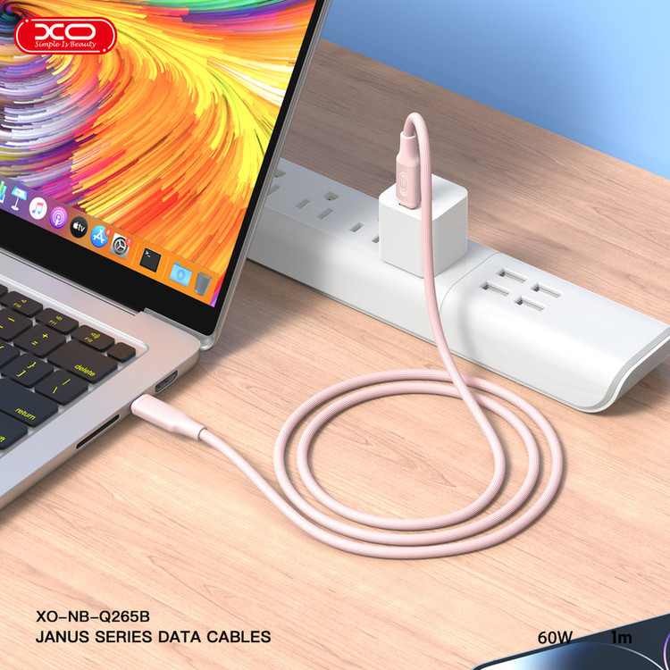 کابل USB-C ایکس او مدل NB-Q265B طول 1 متر