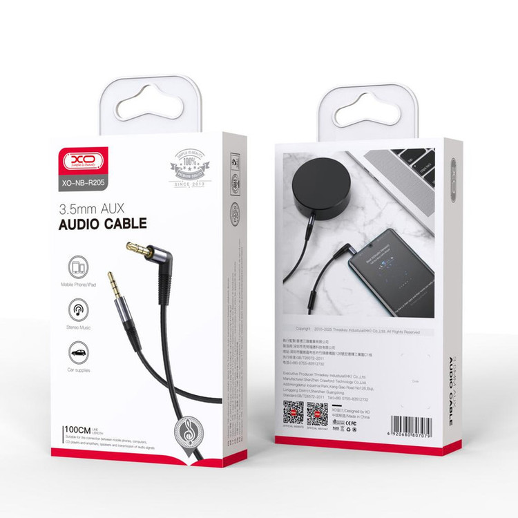 کابل AUX ایکس او مدل NB-R205 طول 1 متر