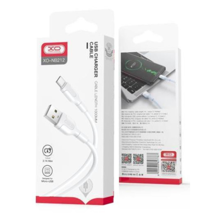 کابل تبدیل USB به USB-C ایکس او مدل NB212-C طول 1 متر