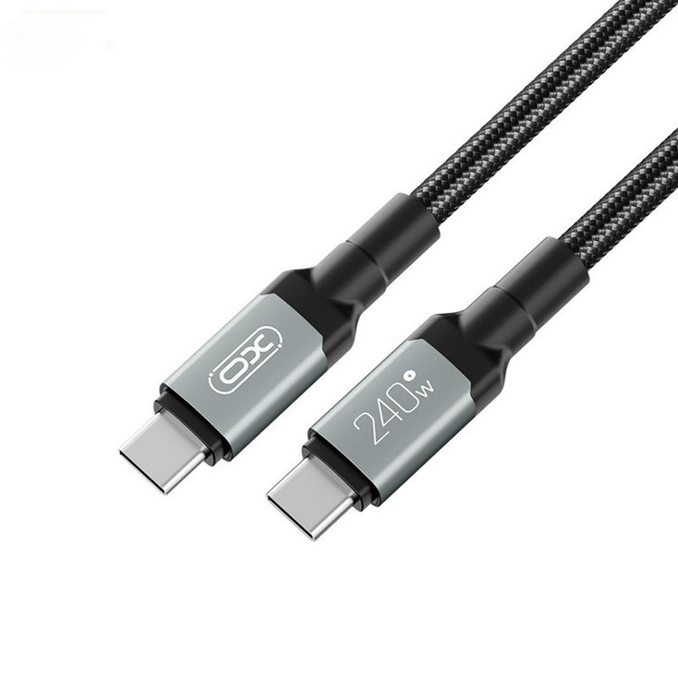 کابل تبدیل USB-C ایکس او مدل NB-Q264A 240W طول 1 متر