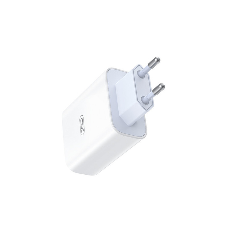 شارژر دیواری 30 وات ایکس او مدل L164 EU به همراه کابل تبدیل USB-C به USB