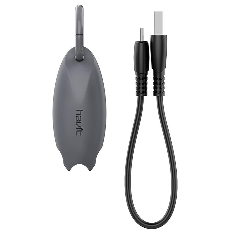 کابل تبدیل USB به USB-C هویت مدل H652 طول 0.22 متر