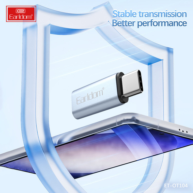 مبدل لایتنینگ به USB-C ارلدام مدل OT104 60W