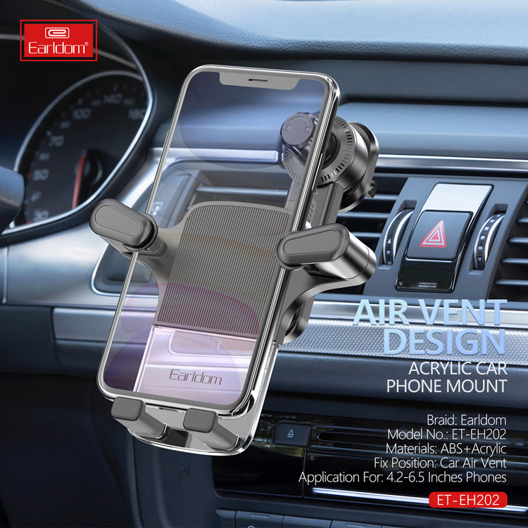 پایه نگهدارنده گوشی موبایل ارلدام مدل AIR VENT DESIGN EH202