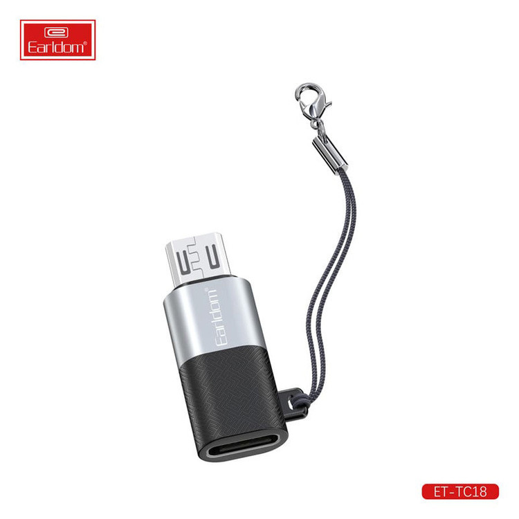 مبدل USB-C به microUSB الدرام مدل TC18