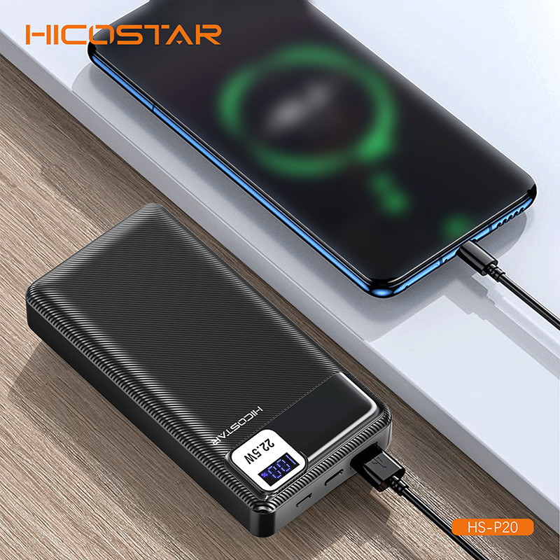 پاوربانک هایکواستار مدل HS-P20 22.5W ظرفیت 20000 میلی آمپر ساعت