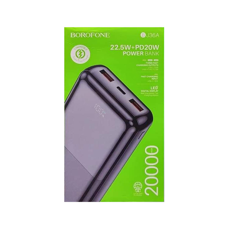پاوربانک ایکس او مدل PR-201 ظرفیت 30000 میلی آمپر ساعت